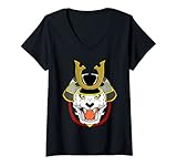Photo Gallery donna animale bushido ronin samurai giapponese maglietta con collo a v Photo Gallery donna animale bushido ronin samurai giapponese maglietta con collo a v