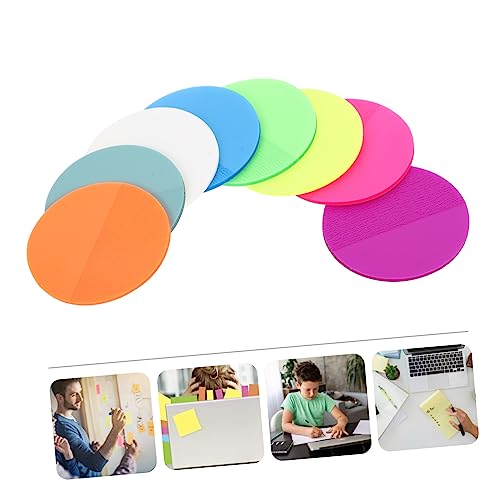 Marqueurs effaçables à sec et bloc-notes de bureau NUOBESTY transparent avec trombones