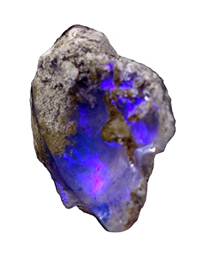 Tindi 15.95 Cts 100% A+ Natural Ethiopian Welo Opal Rough Stone, Raw Crystal, October Birthstone, Jewelry Making Gemstone, Ultra Fire Striking Opal, Opal Rock, Size-21X21X11 Mm #TOP19