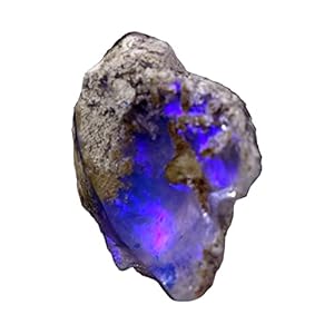 Tindi 15.95 Cts 100% A+ Natural Ethiopian Welo Opal Rough Stone, Raw Crystal, October Birthstone, Jewelry Making Gemstone, Ultra Fire Striking Opal, Opal Rock, Size-21X21X11 Mm