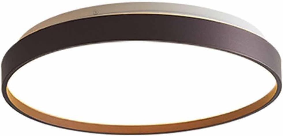 AWEITG Luz De Techo LED 9 Pulgadas, Empotrada, Regulable Montaje En Superficie, Lámpara Tres Colores 12W 810LM, for Dormitorio, Cocina,B(Gold,11.8in)