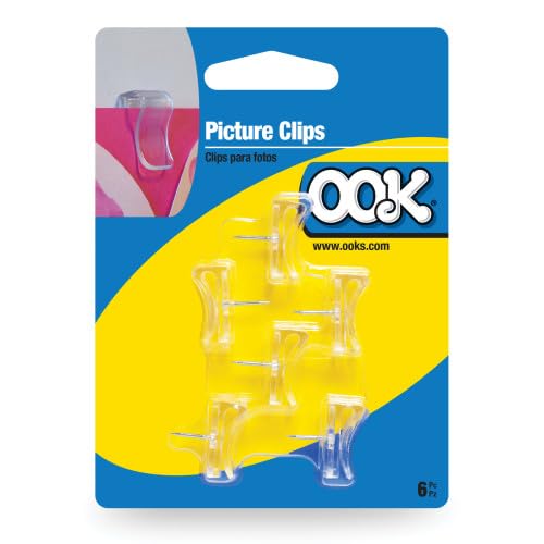 OOK Clear Picture Clips 0.5lb 6 Pack