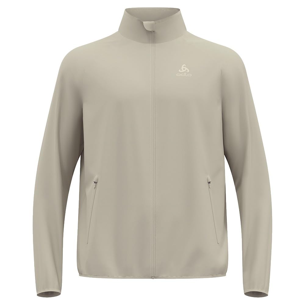 Odlo Essential Light Laufjacke Herren grau - agate gray XL