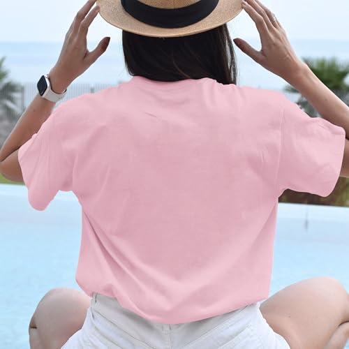 Breast Cancer Shirt - in October We Wear Pink T-Shirt - The 4th of July Shirts for Women4