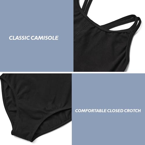 Image of HiDance Ballet Leotards,Cotton Camisole Ballet Leotards for Girls /Toddlers /Kids,Double Strap Gymnastics and Ballet Dancewear