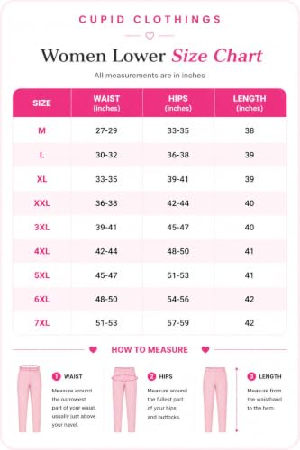 Image of CUPID Women Smart Slim Fit Easy Wash Cotton Cargo Pants