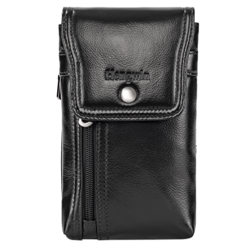 Étui de téléphone portable en cuir pour homme, fini les écrans cassés et les poches pleines