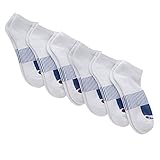 Champion Men's, Performance No Show Socks, 6-Pack, White-6 Pack, 12-14