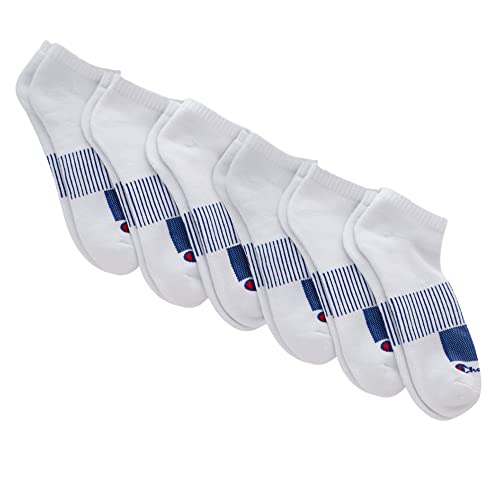Champion Men's, Performance No Show Socks, 6-Pack