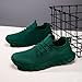 RJYWGS Running Shoes for Men Womens Walking Tennis Gym Sneakers Slip On Comfortable Lightweight Athletic Workout Fashion Sports Shoes Green Size Women 14/ Men 12.5