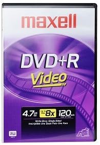 Maxell 8X 4.7GB 120-Minute DVD+R Media 30-Pack w/DVD Cases
