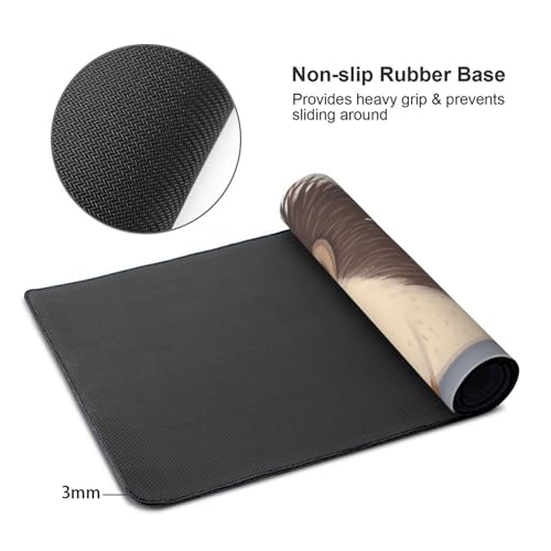 Grand tapis de souris de jeu étendu protégeant votre bureau