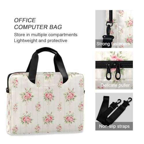 Maletín beige para laptop de 15.6 pulgadas miniatura 6