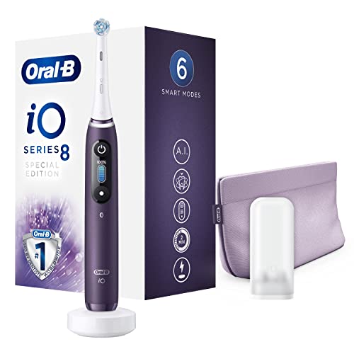 Oral-B iO - 8s - Brosse À Dents Électrique Rechargeable Édition Spéciale, 1 Manche Haut De Gamme...