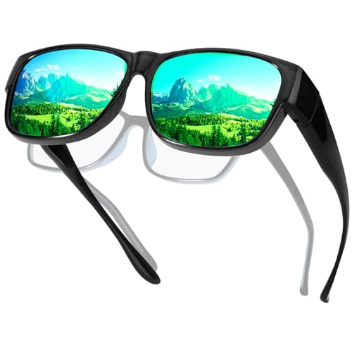 SIPHEW Polarised Fit Over Sunglasses for Men With UV400 Protection
