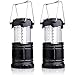 Produktbild LED Camping Laterne, LED Campinglampe Tragbar 1W 100 Lumen Mini Laterne Ausziehbar Batteriebetrieb Wasserdicht Außenleuchte für Camping, Wandern, Notfall und Nachtlicht - 2 Stück