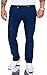 Produktbild Rock Creek Herren Leinen-Optik Hose Stoffhose Sommerhose Regular Fit Chino Hosen Männer Hose Gummizug Herrenhosen Lang Strandhose RC-2152 Navy W34 L32