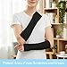 Lnngub 4 Pcs Arm Cast Cover,Elastic Short Fingerless Cast Cover Arm Removable Casts Covers Protector Arms Sleeve for Arms Wrist Bath Shower and the Sports Casts Protector(Black)