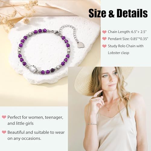 Image of Teacher Appreciation Gifts for Women, Christmas Gift for Women Teacher Bracelet