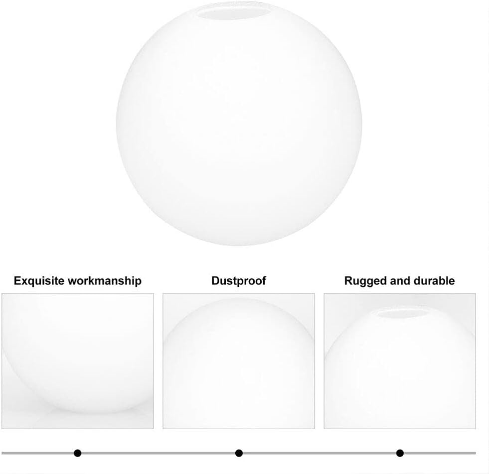 Hemoton Creative Glass Ceiling Lamp Shade Unique Artistic Pendant Light Cover for Home Decoration Easy to Install Suitable for Living Room and Bedroom