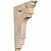 Ekena Millwork BKT04X20X28MRC01SDF Merced Traditional Smooth Bracket, 3.5" Width x 20" Depth x 28" Height, Douglas Fir