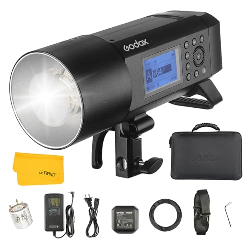 Godox AD400 Pro AD400Pro Outdoor Flash Strobe Light, 400ws Portable Flash 1/8000 HSS Monolight...