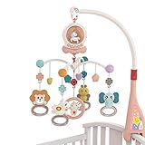 AJAMQ Móvil Musical para Cuna con Luces Y Música, Cascabel
