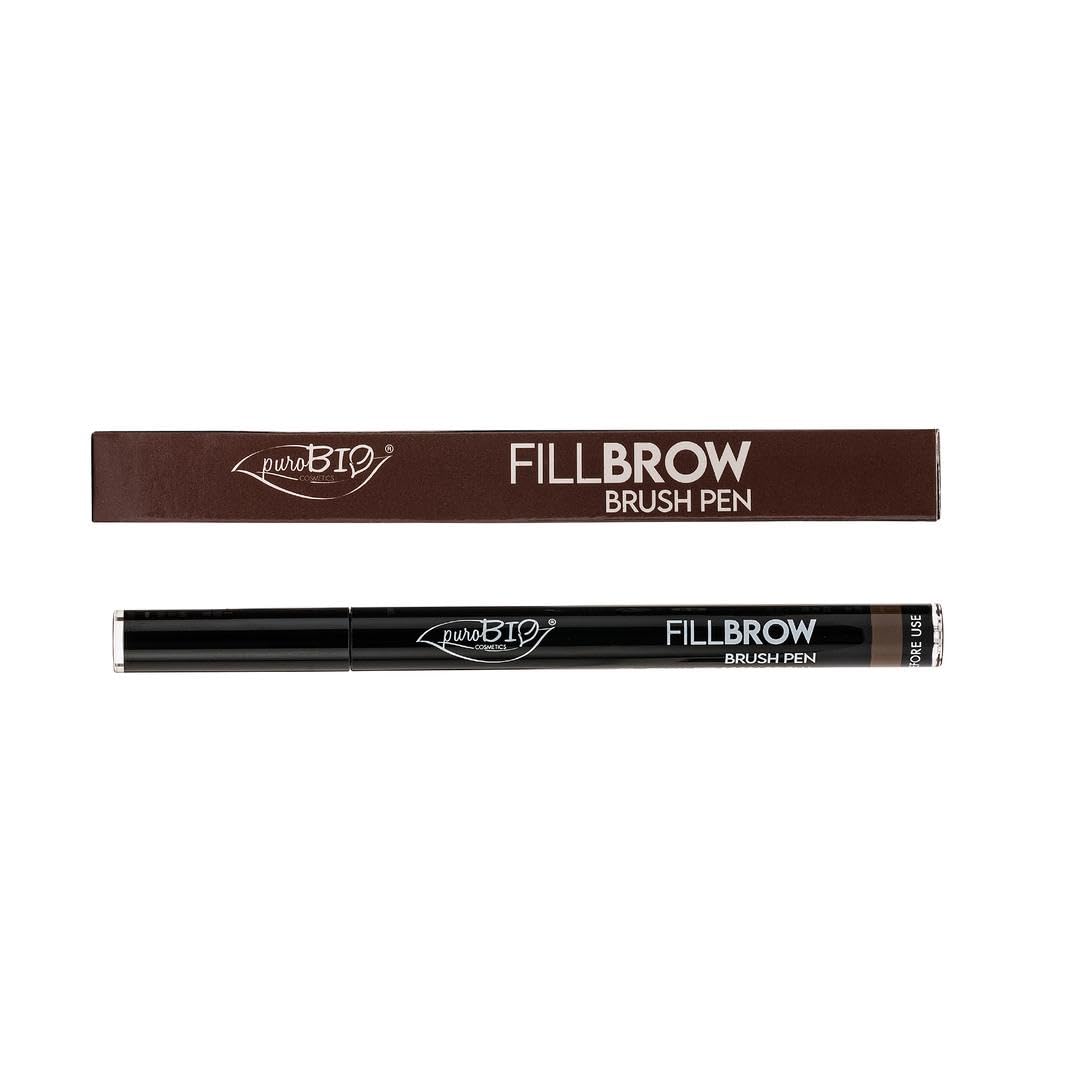 Purobio Puro Bio - Fillbrow Brush Pen - 03 Castano Scuro - 0,7 Ml-image