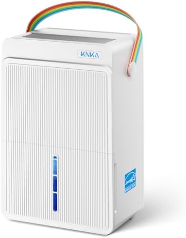 KNKA ENERGY STAR 4500 Sq.Ft Dehumidifier, Max 80 Pint/Day Dehumid...