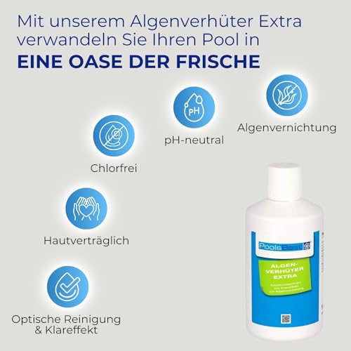 Algenvernichter für Pools – PoolsBest Algenverhüter extra 1L
