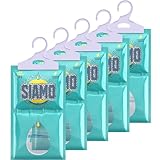 Pack x 5 Bolsas Antihumedad Deshumidificador Percha Colgante Para Armarios Garage Trasteros Autocaravanas #1 En Deshumidificadores Absorbentes De Humedad.Alta Absorción Elimina Humedad y Malos Olores