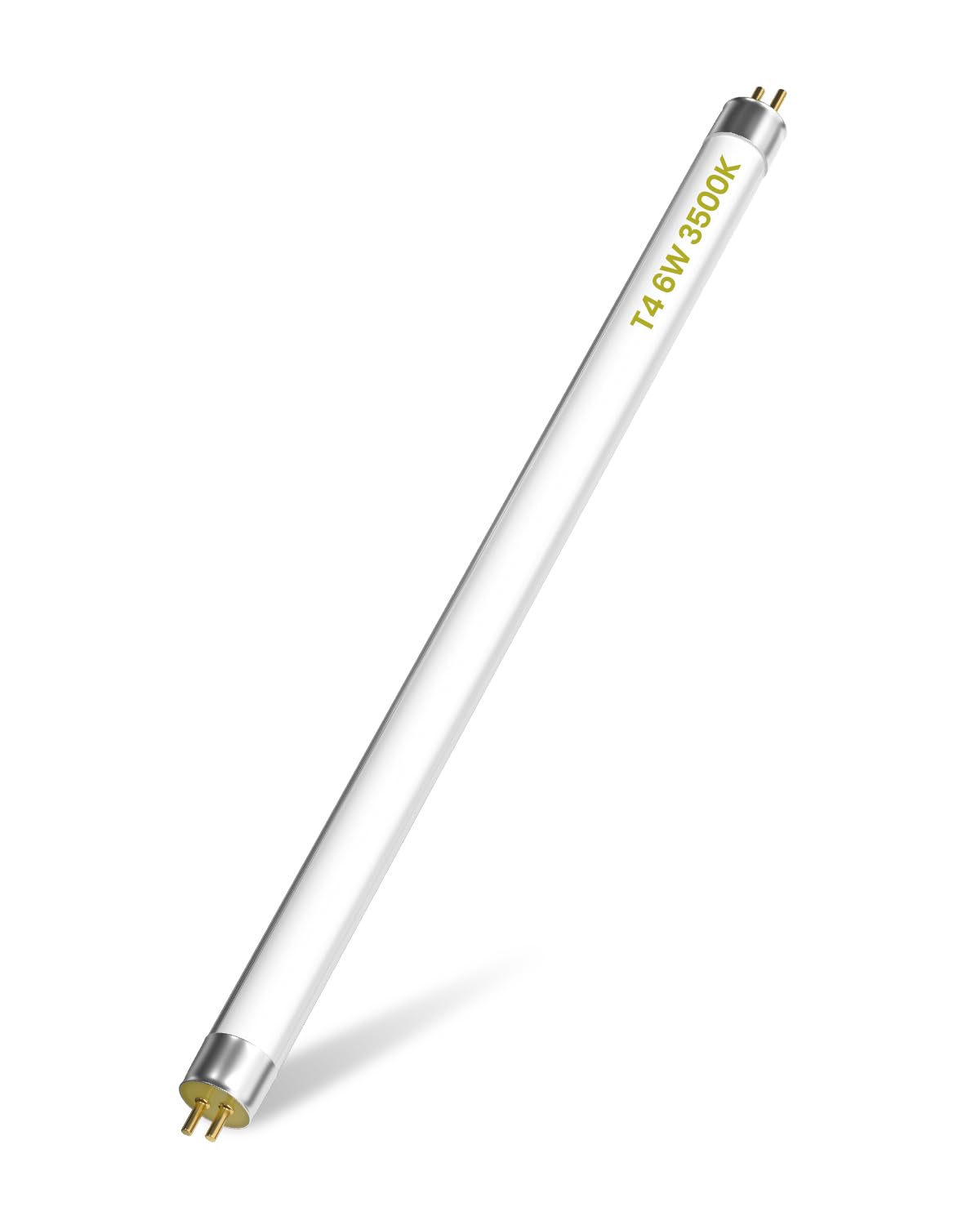 Lamptobe T4 6W Fluorescent Tube 232MM - G5 2 Pin Base Fitting Under Cabinet Kitchen Lights Soft White 3500K T4 High Efficiency Lamp, 232MM Including Pins/ 218MM Excluding Pins (1-Pack)