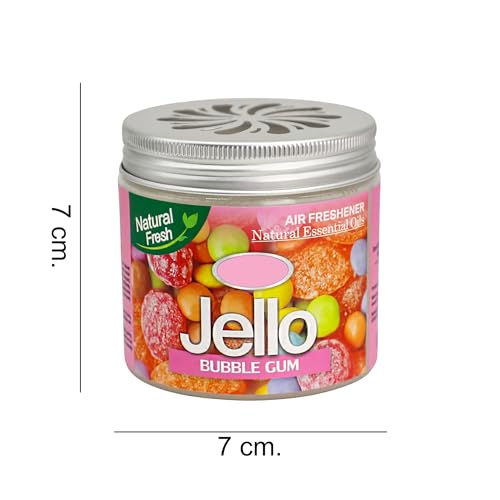 Image of Natural Fresh Bubble Gum Scent Air Freshener - 100% Natural Fragrance | Long-Lasting Car & Home Deodorizer | Pet & Child Safe, Odor Eliminator for Cars, Offices (1 Pcs., Bubble Gum)