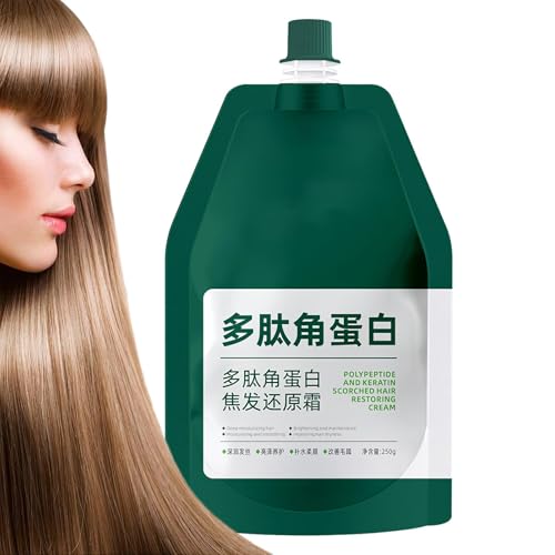 Máscara de cabello hidratante, acondicionador anti-frizz nutritivo, acondicionador hidratante profundo, humedad e hidratación profunda, fórmula anti frizz, 250 g, para cabello seco o dañado.