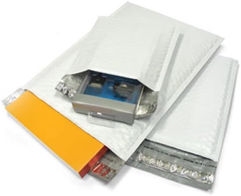 AirnDefense #000 Poly Bubble Padded Envelope Mailers Bags Self Seal 4x8 500Pcs