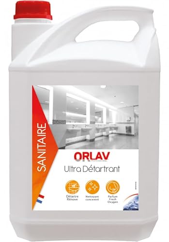 Produits et accessoires de nettoyage - Nettoyant WC - Produit WC - Détartrant Cuvette toilette - Ultra détartrant sanitaire concentré - Bidon 5L