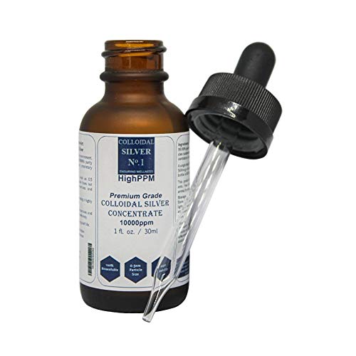 Colloidal Nano Silver Solution Concentrate 10000ppm (1 fl. oz