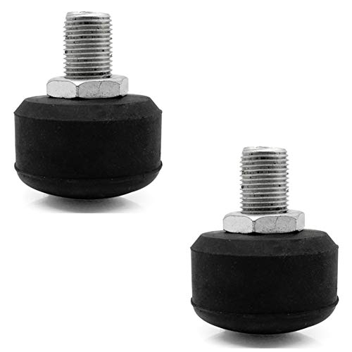Osmond - Patines de doble , cuatro patines con ruedas para cabeza de freno ajustable 85 A, freno de goma resistente, 2 unidades