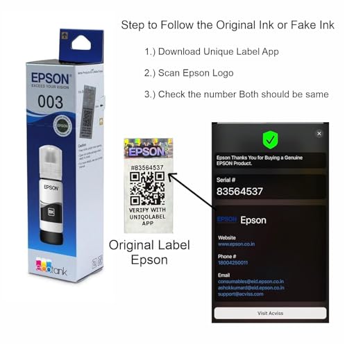 Image of 664 Original Ink Compatible for L100, L110, L130, L200, L210, L220, L300, L310, L350, L355, L360, L365, L380, L455, L550, L555, L565 Printers (CMYK Set)