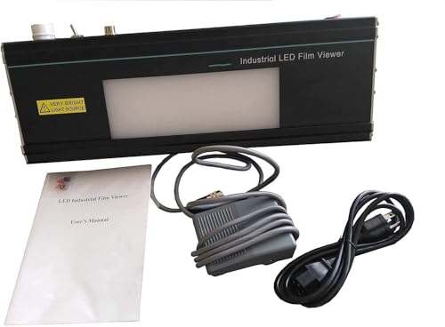 YFYIQI Industrial LED Film Viewer Industrial X-Ray Film Viewers with Built in 280 LEDs Maximum Light Lntensity 300,000cd/㎡or 800,000LUX Bearing Fans for Viewing Defects on X-ray Films