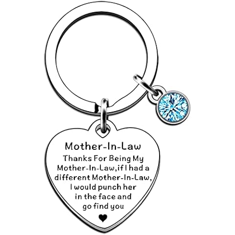 JMIMO Mother in Law Gifts Mother in Law Keyring Birthday Christmas Gifts Mothers Day Gifts for Mother in Law Cover