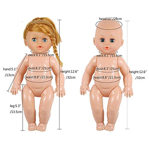 ARTST Doll Clothes,12 inch Baby Doll Clothes 6 Sets Include 5 Caps fit for 10 /11 /12 inch Baby