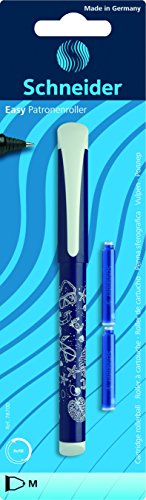 Schneider stylos roller easy ,Taille M , effaçable - 2 tintenp carte blister, couleur assortie