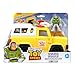 Fisher-Price Imaginext Disney and Pixar Toy Story Pizza Planet Truck with 3-inch Buzz Lightyear & Alien Friend Action Figures, Toy Vehicle & Pizza Projectile Accessories