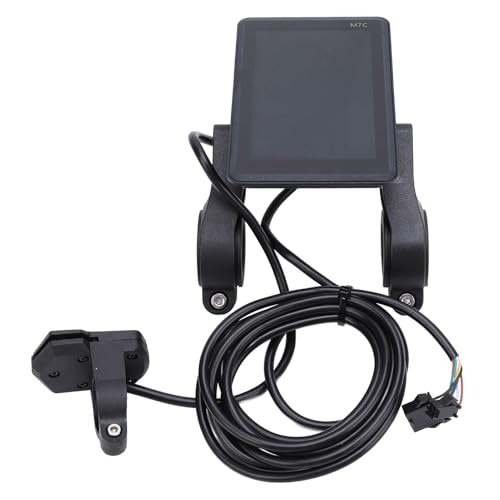 Electric Bike LCD Display, 24V 36V 48V 60V Universal Electronic Cycling Control Panel Cycling Computer for 22.2mm Handlebar