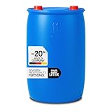 BAUER BLUE Scheibenfrostschutz Fertigmix -20°C | Fass 210L | Profi-Scheibenreiniger mit Citrusduft | Für Auto, LKW, Nutzfahrzeuge | Für Werkstätten, Speditionen & Fuhrparks | Made in Germany