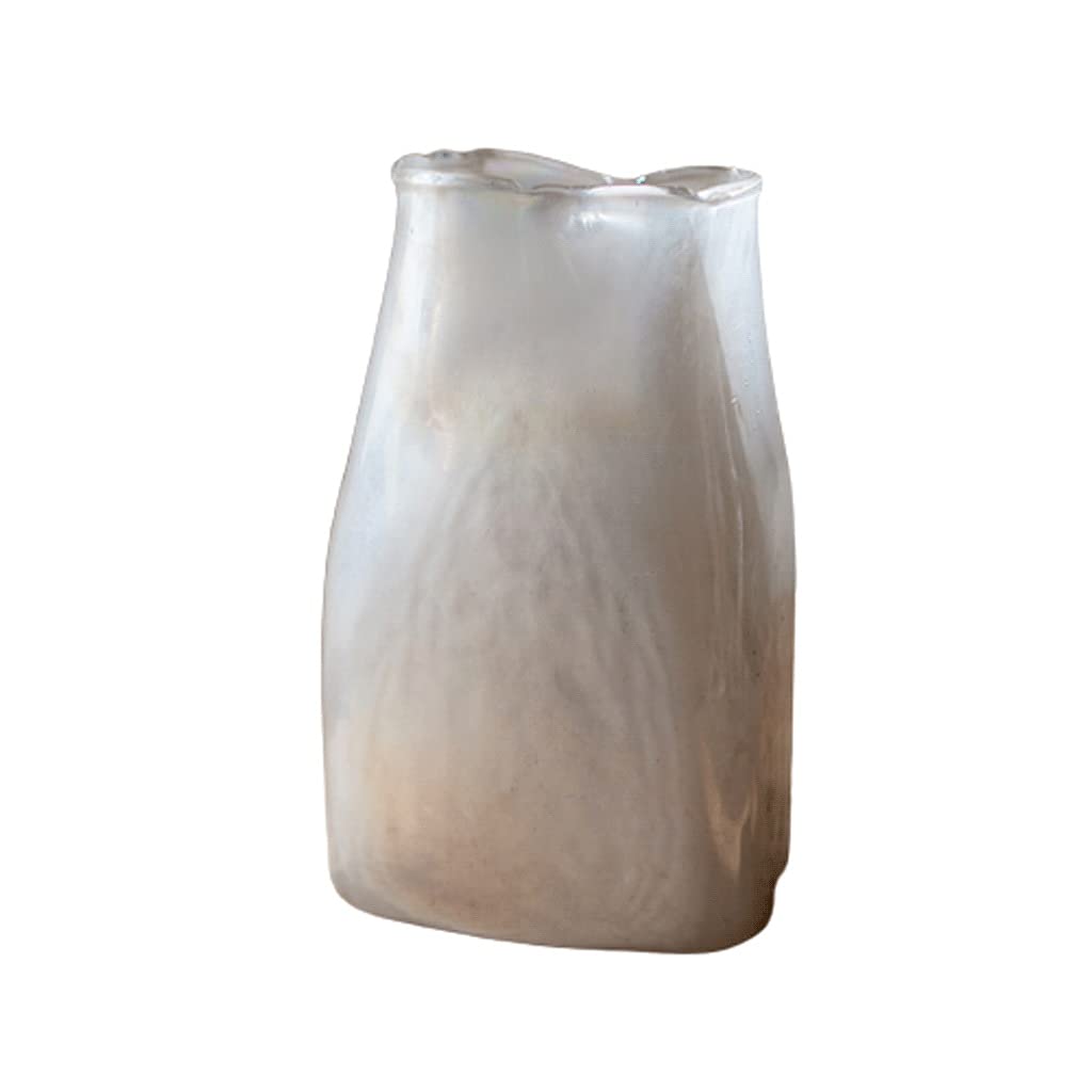Ngdfgr Colorful Tall Vase Flower Vase -Glass Plant Vase Flower Arrangement Decor Modern Decorative Centerpiece Terrarium For Home Office Decor Minimalism (Colorful Tall),