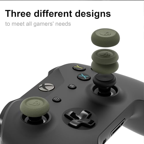 Image of Skull & Co. Skin, CQC and FPS Thumb Grips Joystick Cap Analog Stick Cover for Xbox [XSX /XB1] Controller- Galactic Purple, Set of 6