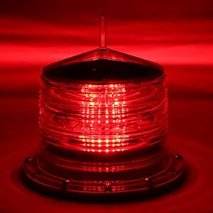 Zonne-scheepslicht, drijvend licht Automatische lichtregeling LED Anti-impact Anti-bliksem voor luchthaven voor…