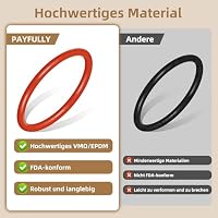Dichtung O-Ringe für Philips Saeco, 30 Stück Dichtungsringe Brühgruppe mit Reinigungsbürstenset für Supportventil Dampfventil Auslaufventil Kaffeevollautomat Ersatzteile (Komplettset) – Ansicht 3
